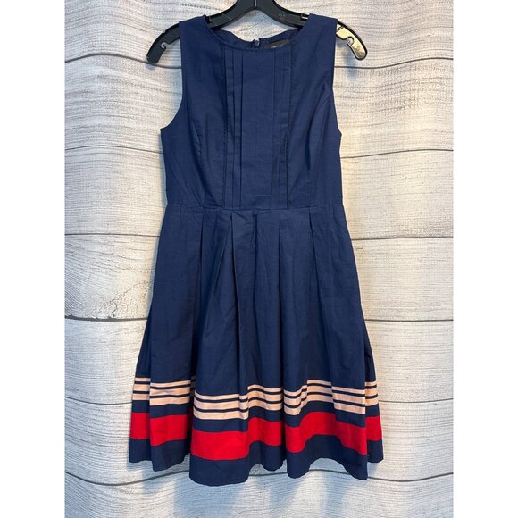 Jason Wu For Target Navy Dress With Red & White Stripes Size 4 - Picture 1 of 4